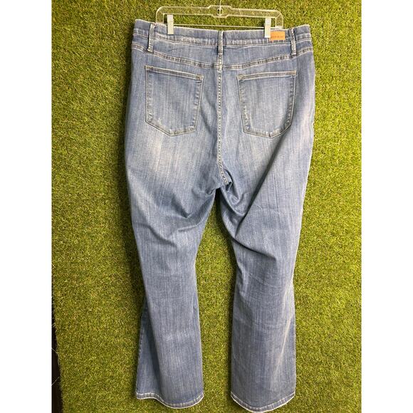 Judy Blue Slim Bootcut Stretch Denim Mid Rise Cotton Blend Jeans Size 20W - Picture 6 of 9